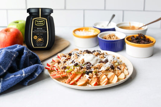 APPLE NACHOS WITH HONEY