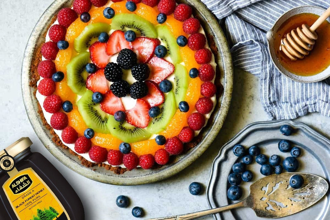 HONEYED FROZEN YOGURT PIE