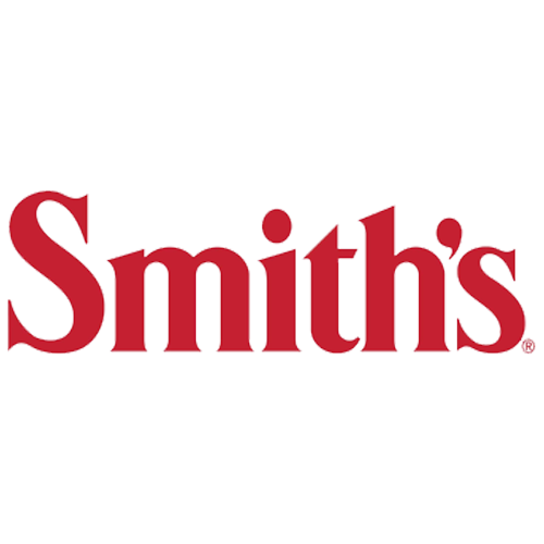 Red 'Smith's' logo on a white background
