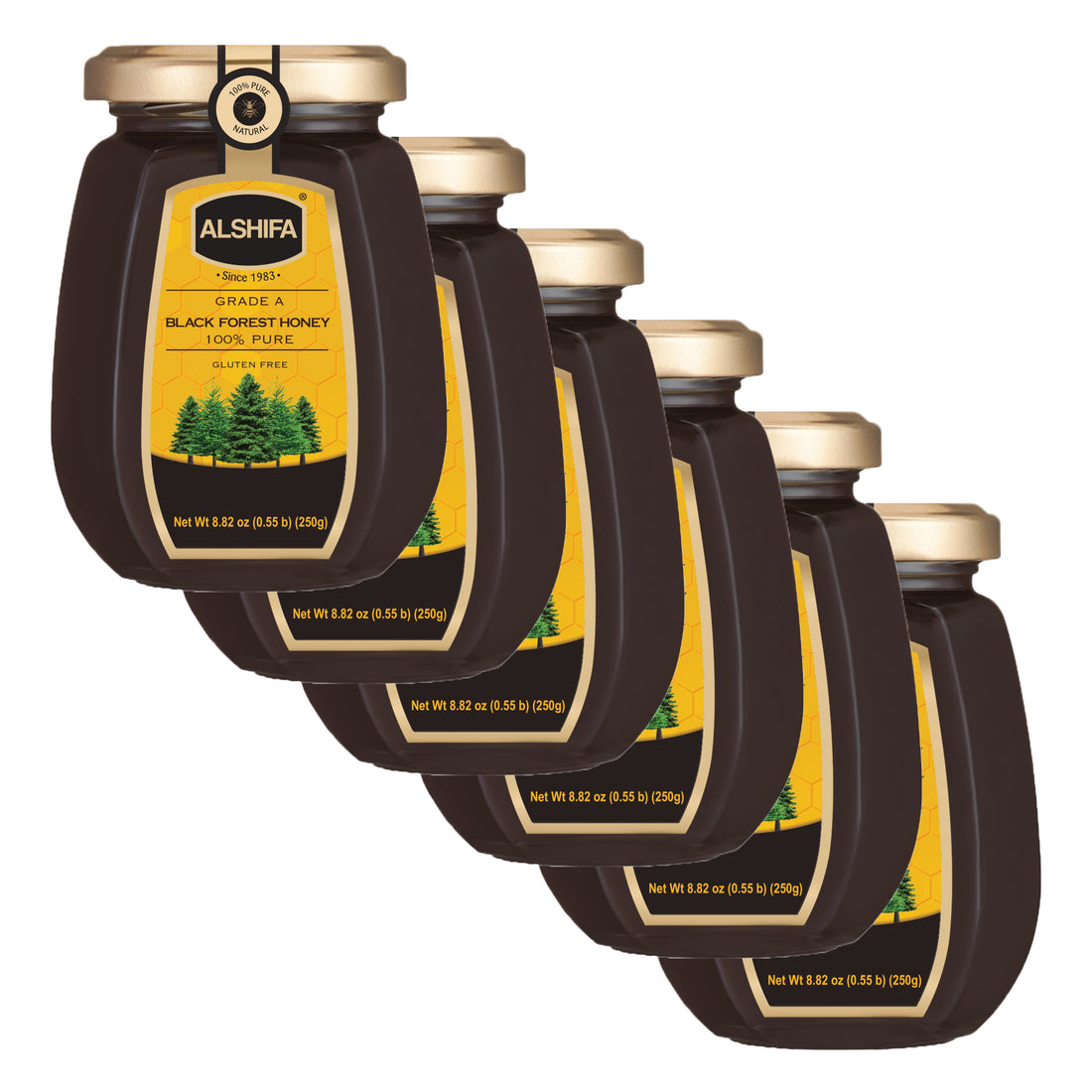 Black Forest Honey 8.8 oz (250g) - Pack of 6 image 0