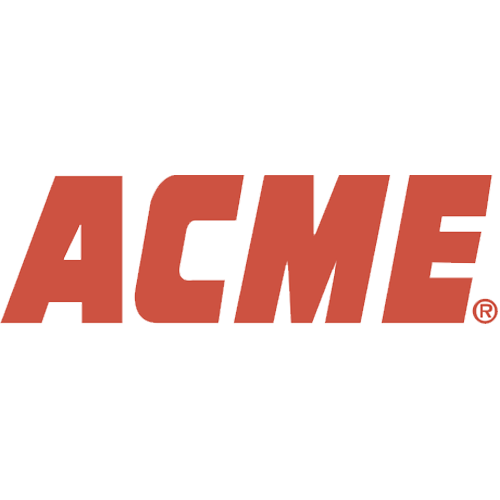 Red 'ACME' logo on a white background