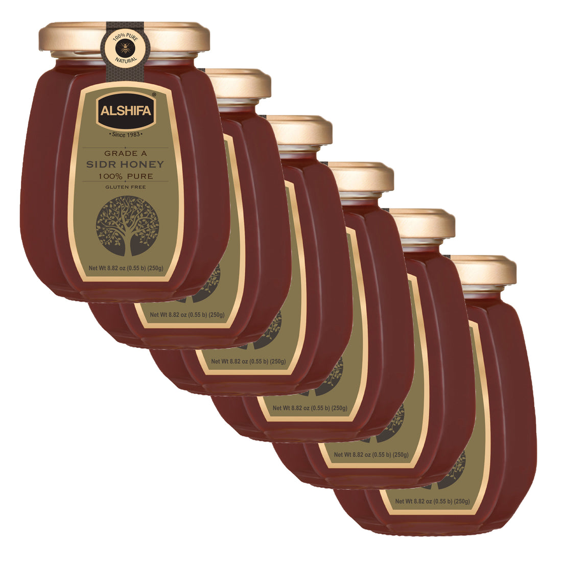 Sidr Honey 8.8 oz (250g) - Pack of 6 image 0