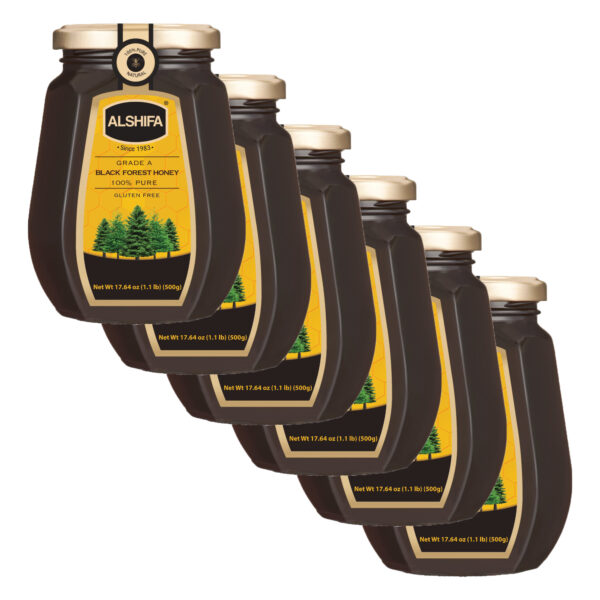 Black Forest Honey 17.6 oz (500g) - Pack of 6