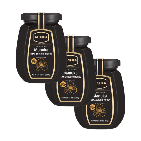 Manuka Honey MGO 250+ 8.8 oz (250g) - Pack of 3