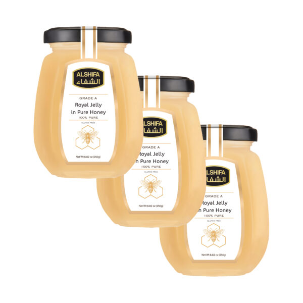 Royal Jelly in Pure Honey 8.8 oz (250g) - Pack of 3