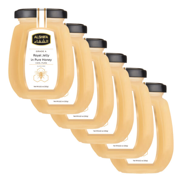 Royal Jelly in Pure Honey 8.8 oz (250g) - Pack of 6